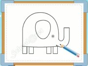 vẽ con voi